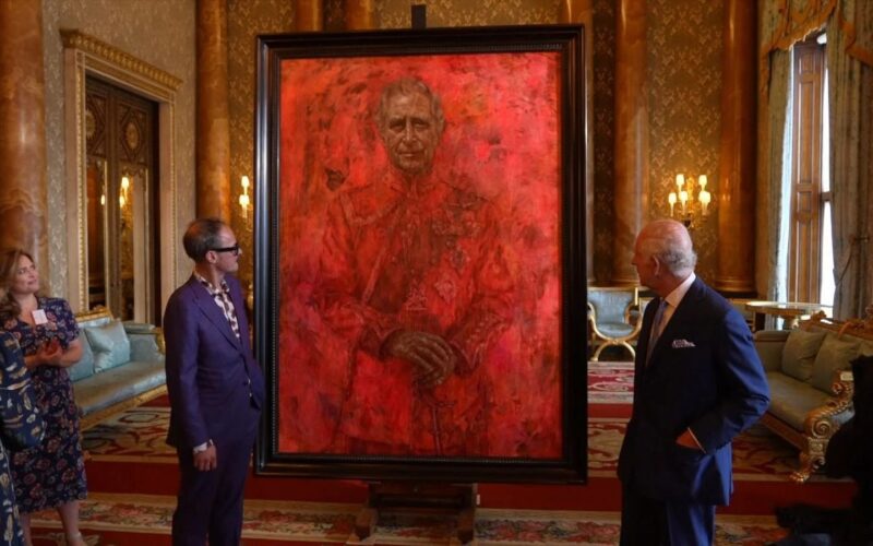 تفاصيل ..لوحة تشارلز الثالث ملك بريطانيا للفنان جوناثان يو